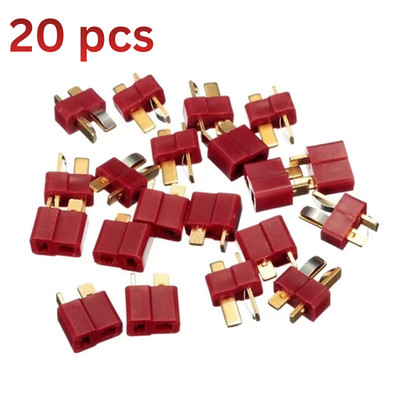 20Pc T-Plug Deans Style Male & Female Connectors for RC LiPo Battery Car Plane