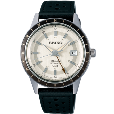 【稼働品】SEIKO PRESAGE SARY231 自動巻き GMT SEIKO PRESAGE SARY231 GMT Automatic Vintage Style 60's Watch 40.8