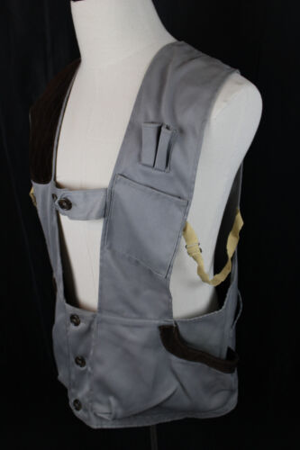 Vintage 10-X Sportsman Shooting Vest Mens Size 36 Outdoor Hunting Made In USA - Picture 3 of 6
