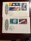 MONGOLIA, SPACE FDCs,  SOVIET SPACE EVENTS, PERF. STAMPS, EXCELLENT COND.