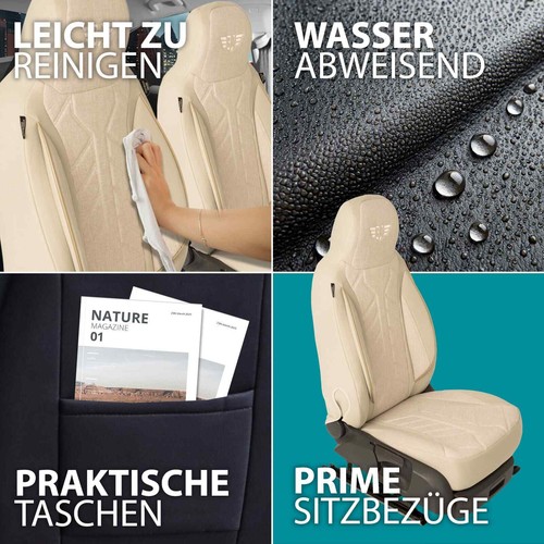 Pilot Wohnmobil Sitzbezüge passend für Frankia Charisma 600 (Beige) - Bild 13 von 13