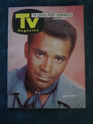 Post Dispatch Magazine Regional TV Guide Mar 1970 Greg Morris Mission Impossible