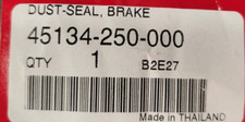Honda Genuine OEM Authentic Brake Dust Seal 45134-250-000