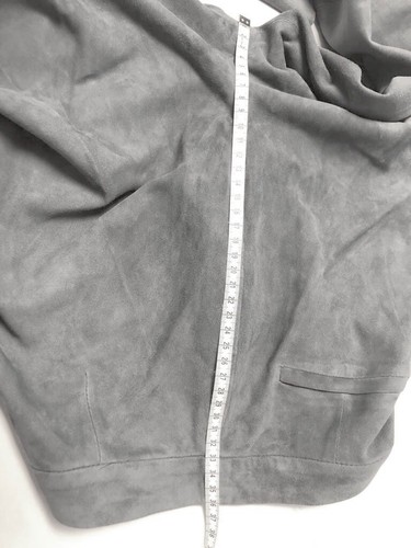BALLY 🚭 HOSE LEDER NEU •WILDLEDER•Leicht-Stretch• 34-36 •NP ≈1700 •SKINNY• GRAU - Bild 19 von 24