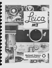 Leica M2 Service  Repair Manual Illustrated Guide NatCam 1972