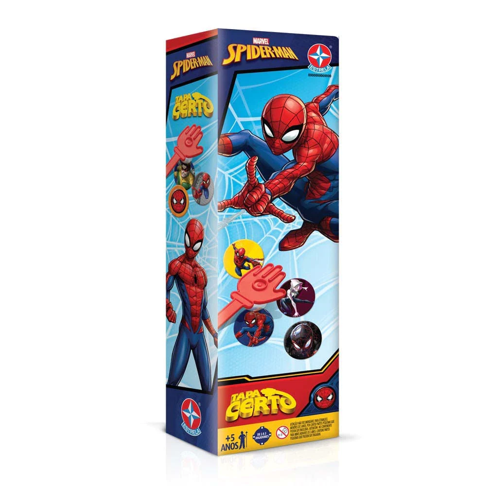 Jogo Tapa Certo - Spider-Man - Marvel - Estrela