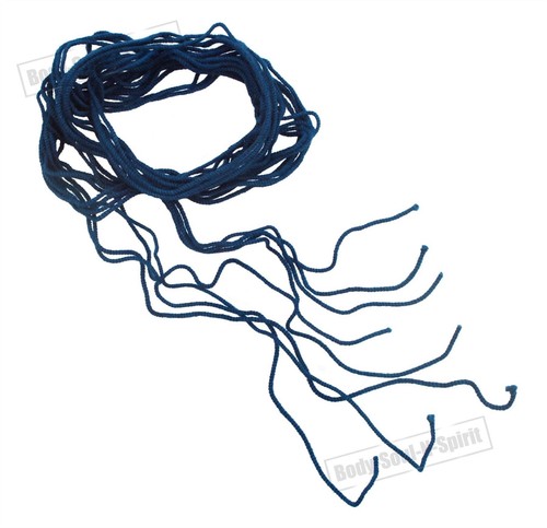 PURE Laine ensemble de franges Tzitzit bleu TE'HELET pour être attachés au Talit - Picture 4 of 6