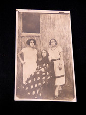 Vintage RPPC Photo Postcard Egyptian Family c1919