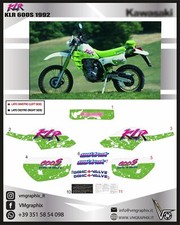 KLR 600S 1992 ADESIVI ADHESIVES GRAFICHE STICKERS DECALS