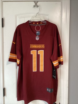 Carson Wentz #11 Washington Commanders onField Game Men's Jersey Burgundy XL