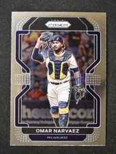 2022 Prizm Baseball Tier II Base #217 Omar Narvaez - Milwaukee Brewers