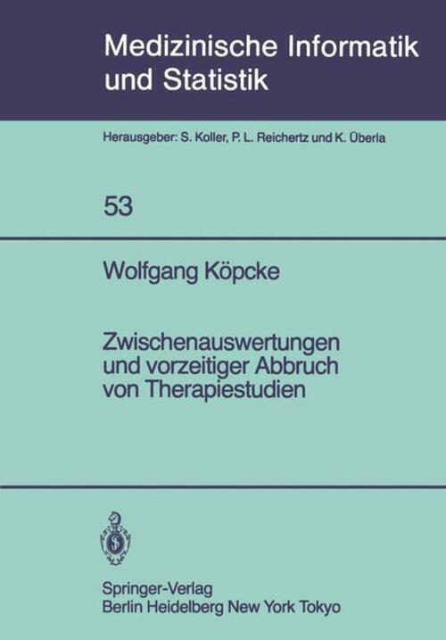 Thumbnail - W. Köpcke | Zwischenauswertungen Und Vorzeitiger Abbruch Von