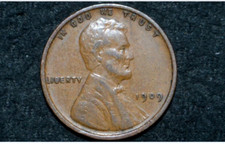 1909 p Lincoln Cent VF to XF NICE BROWN FREE SHIPPING