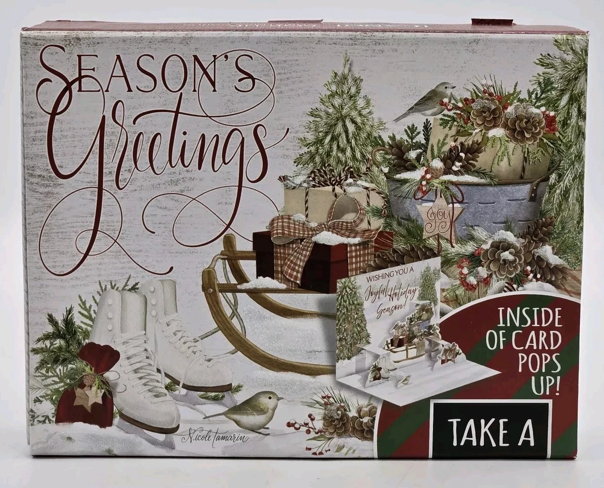 Tarjeta ,Tarjeta De Navidad 3D Tarjeta De Felicitación Navideña ,Tarjeta Felicitación Navideña Año Nuevo,Tarjeta De Navidad Hombres Macarena Tarjeta Emergente | En Línea