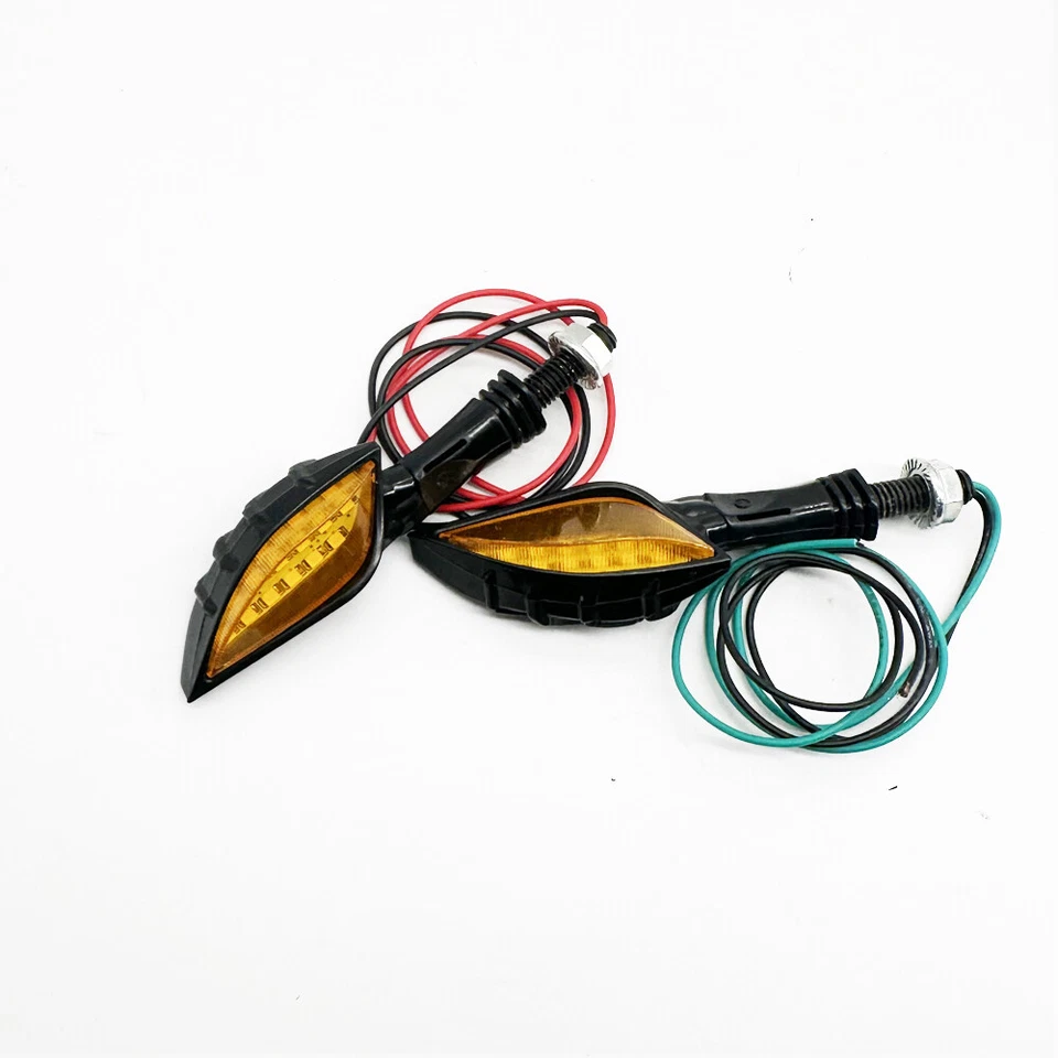 2x 12V Motorcycle LED Turn Signal Lights Lamp for Suzuki GSXR1000R GSXR1000Z Foto 3 de 4