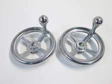 2 - Craftsman 10" Contractor Table Saw Diecast Handwheel Handle Crank 1/2" Shaft