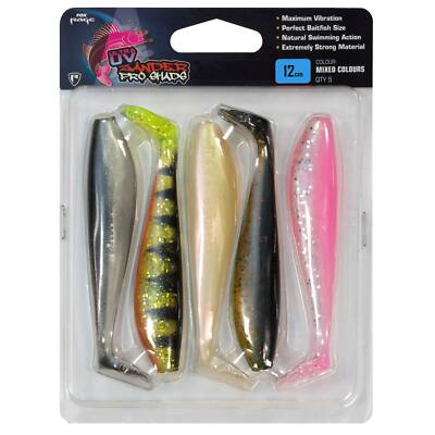 Fox Rage Zander Pro Shad Mixed Colour Pack versch. Farben Kunstköder Softbait
