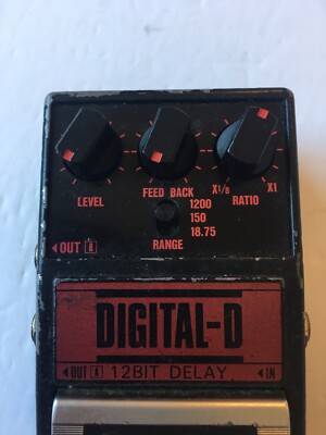 Guyatone PS-029 Digital-D 12-Bit Delay Vintage Guitar Effect Pedal