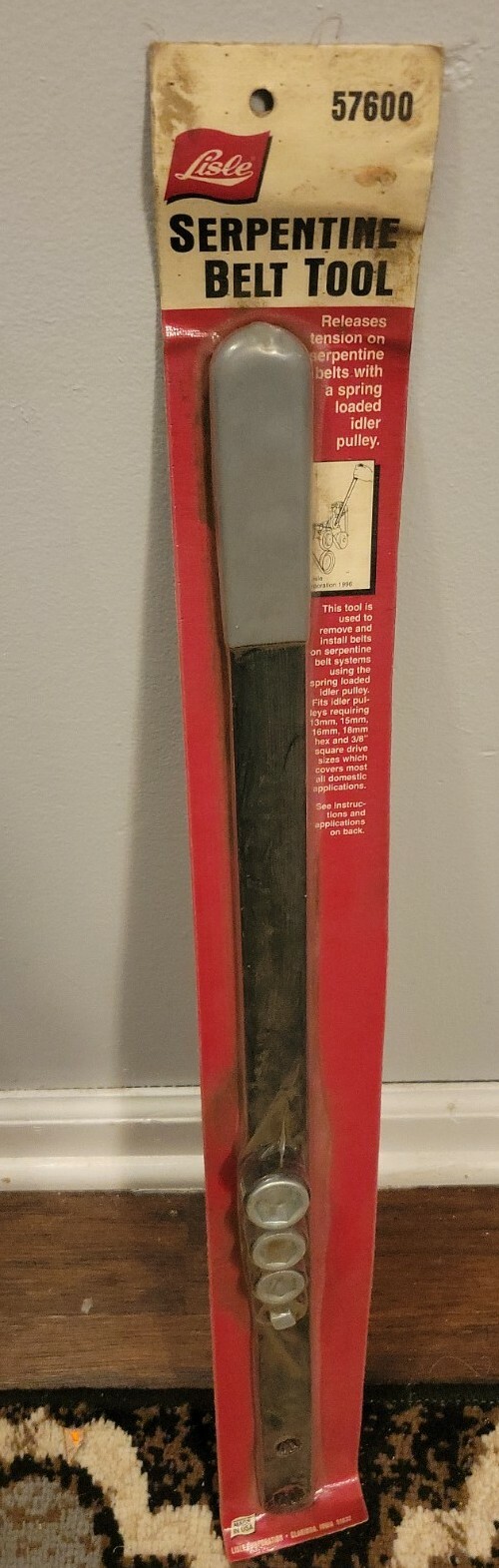 Lisle 57600 Serpentine Belt Tool eBay