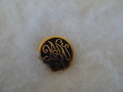 Monogramed fraternity vintage logo Badge pin