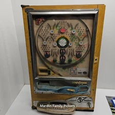 Nishijin DX Aoi Umi Pachinko Machine Japanese Game Wood Cabinet Vintage