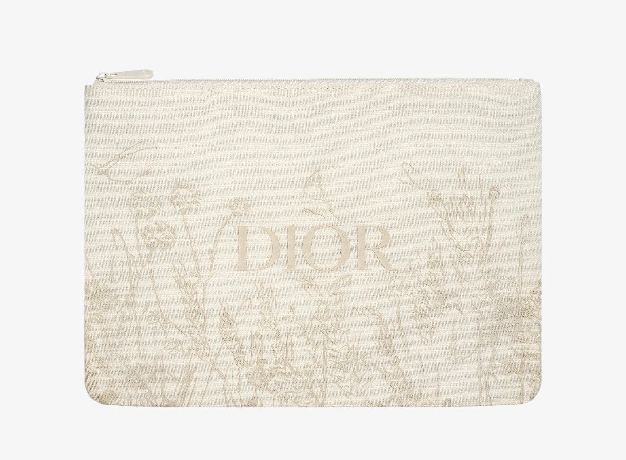 Sac pochette pochette pochette articles de toilette Christian Dior