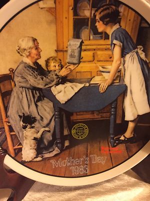Knowles Norman Rockwell ''Add Two Cups and a Measure of Love'''' # 18388 E Papers