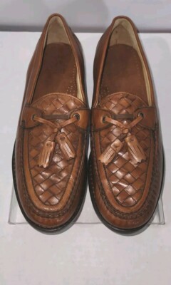 Tauer  & Johnson - NWOB-10D ITALIAN Series -BOYNTON - Weave On Top With Tassels