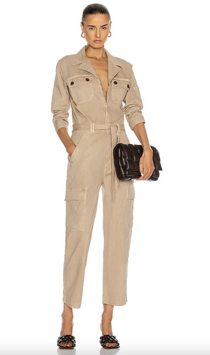 Mother The Cargo Fixer Jumpsuit Size XS in wash More Than Words