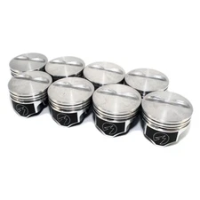 Speed Pro H860CP Chevy 383 Flat Top Pistons 4.000" Bore 5.7" Hypereutectic SBC