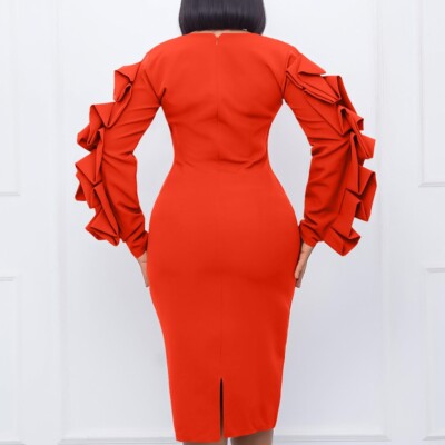 Women's Bodycon Pencil Dress Church Teacher Office Business Sheath Midi  Dresses | eBay