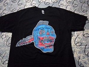 Medium Skull Mohawk Punk Rock American Apparel Brand T Shirt Ebay