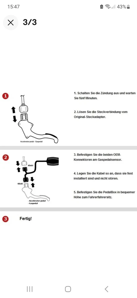 Tune Pedal+ AUDI A4 Avant (8K5, B8, 07-15) 2.0TDI / Golf VI (5K) 2008-2016 - Imagen 3 de 4