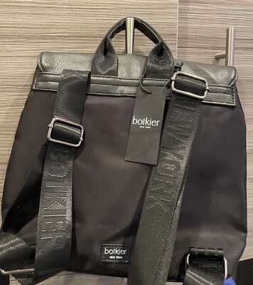Botkier New York Backpack Bag Black - Leather Nylon bookbag  display picture 1