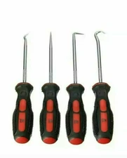 4pc PICK & HOOK SET SPRING O RING SEAL GASKET REMOVER REMOVAL PICKS TOOL