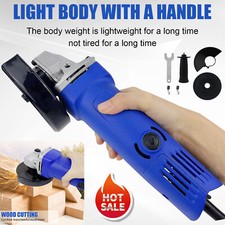 Small Mini Electric Angle Grinder 115mm 5000W with Cutting Disc Grinding Sawing