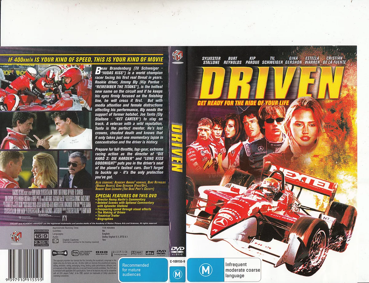 Driven-2001-Sylvester Stallone-Movie-DVD