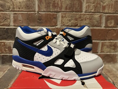 New 10 Nike Air Trainer 3 Auburn Pure Platinum Blue Bo Jackson