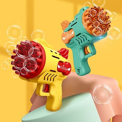 Rocket Bubble Gun 23/70 Holes Gatling Bubble Machine Automatic Soap Bubbles  Toy Electric Bubble Gun For Summer Children Toy Gift - Bubbles - AliExpress