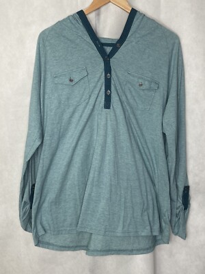 Ascend Men s Pullover Hoodie Shirt Long Sleeve Camping Hiking Outdoor Size Xxl