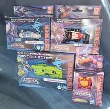 Transformers Legacy Velocitron Speedia 500  Blurr CRASHER Road Hauler & Hot Rod