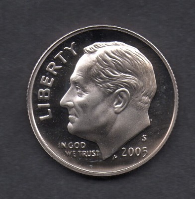 2005-S USA Roosevelt One Dimes Münze