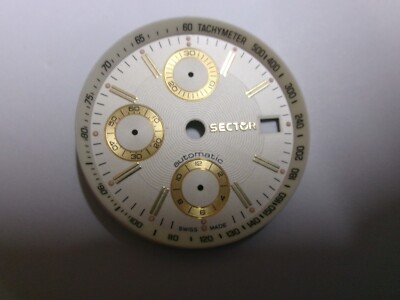 SECTOR850 ZIFFERBLATT FÜR MOV.VALJOUX 7750 ETA CHRONO AUTOMATIK