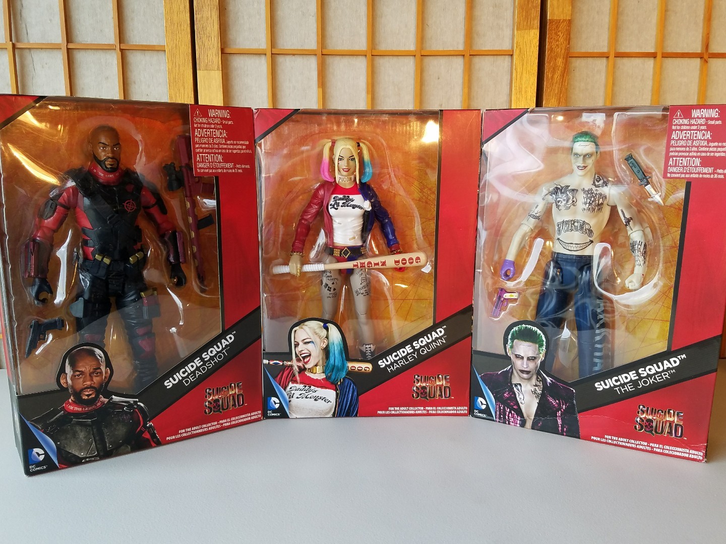 DC Comics Multiverse 3-lot Guasón, Harley Quinn Deadshot suicidio escuadrón 12 Nuevo En Caja DC Comics Multiverse 3-lot Guasón, Harley Quinn Deadshot suicidio escuadrón 12 Nuevo En Caja