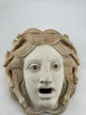 Cast Medusa Sculpture Wall Hanging Museum Copy Made In Greece