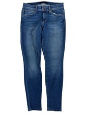 Joe's Blue Medium Wash Mid-Rise Slimming Skinny Ankle Denim Jeans Women's 26