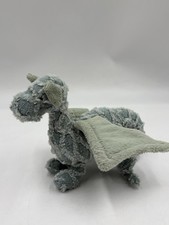 Jellycat Drake Dragon Plush Green Jade Small London Stuffed Toy 9