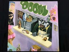 MF DoomHoe Cakes 12" Vinyl BW Potholde Used with scratches & label mold