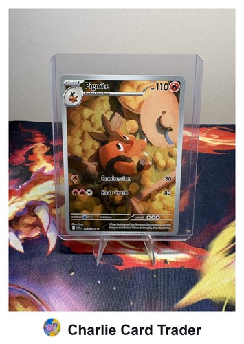 Pokemon TCG White Flare Pignite 97 Illustration Rare English NM