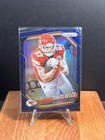 2025 Panini Prizm Football Black and Blue Checker Travis Kelce #67